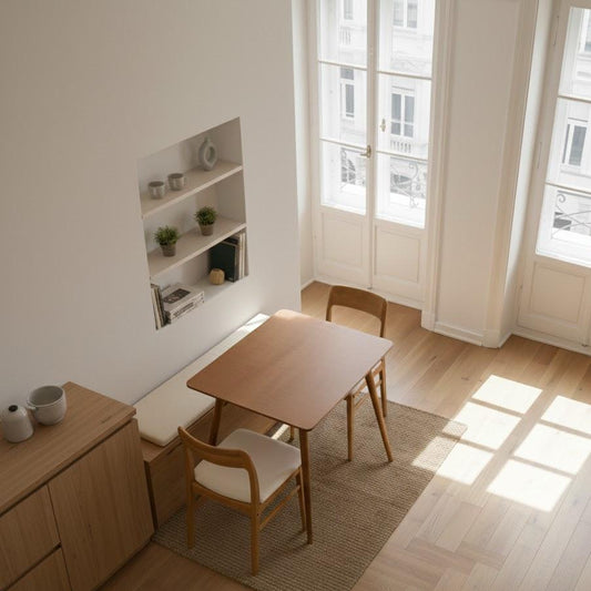 Sona - Square Solid Wood Dining Table