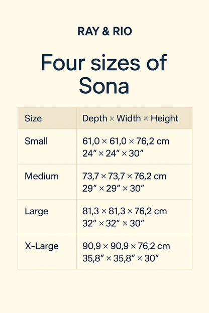 Sona - Square Solid Wood Dining Table